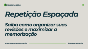 Leia mais sobre o artigo Repetição Espaçada