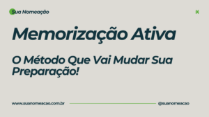 Leia mais sobre o artigo Memorização Ativa